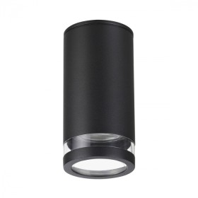 6605/1C ODEON LIGHT HIGHTECH уличный потолочный светильник MOTTO, IP65/ LED GU10*7W, черный/металл/пвх, стойкий к УФ излучению