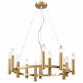 367-503-12 VELANTE подвесная люстра "кольцо", бронза, E14*12*40W, диаметр 64см