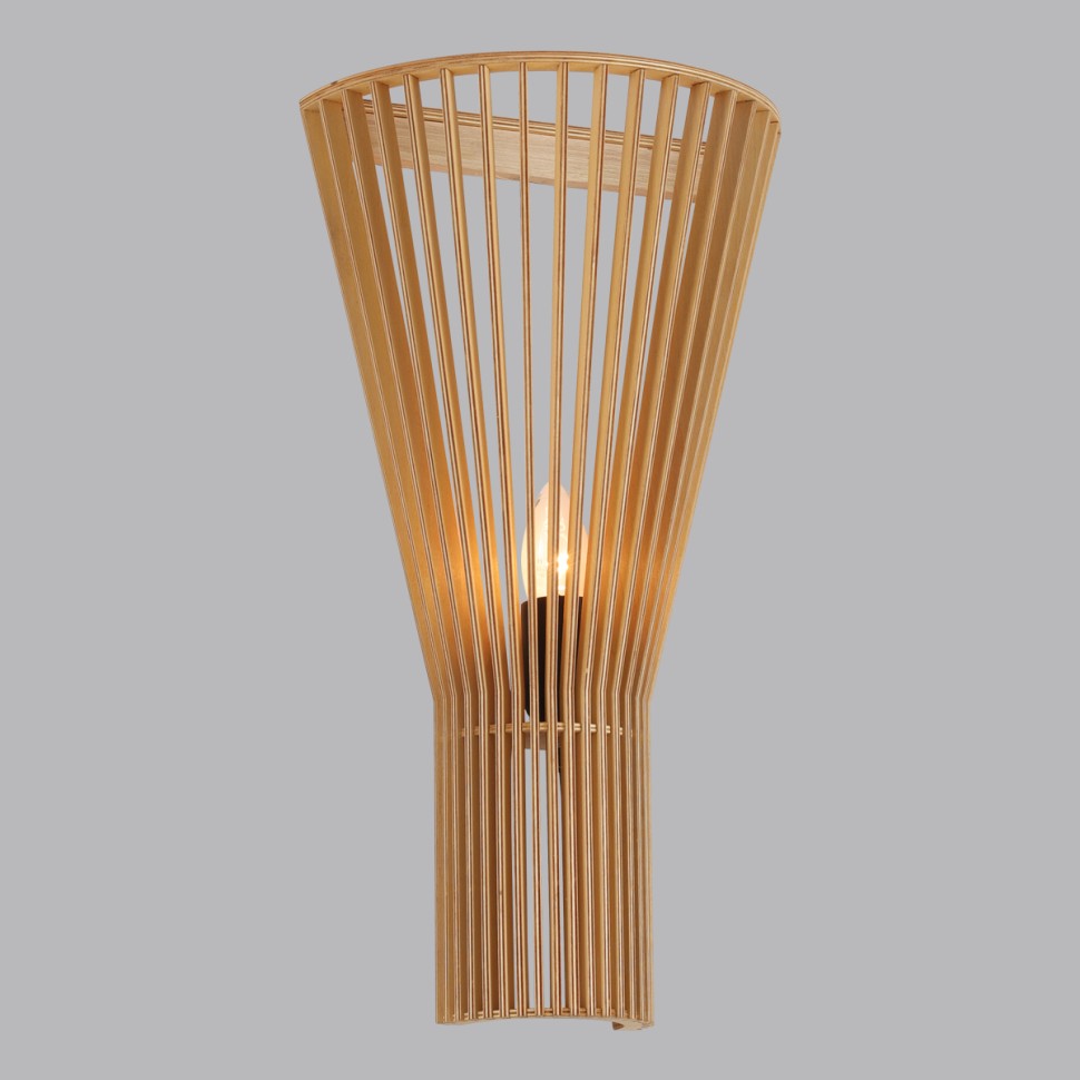 8384/1W LUMION ECO Деревянный настенный светильник GERDA, E27*1*60W, бежевый