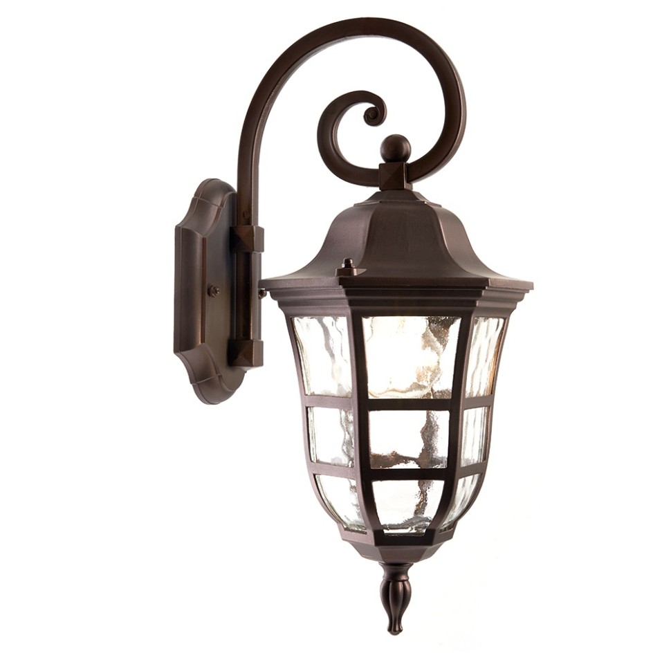 11696 FERON настенный уличный фонарь Варшава, коричневый, IP44