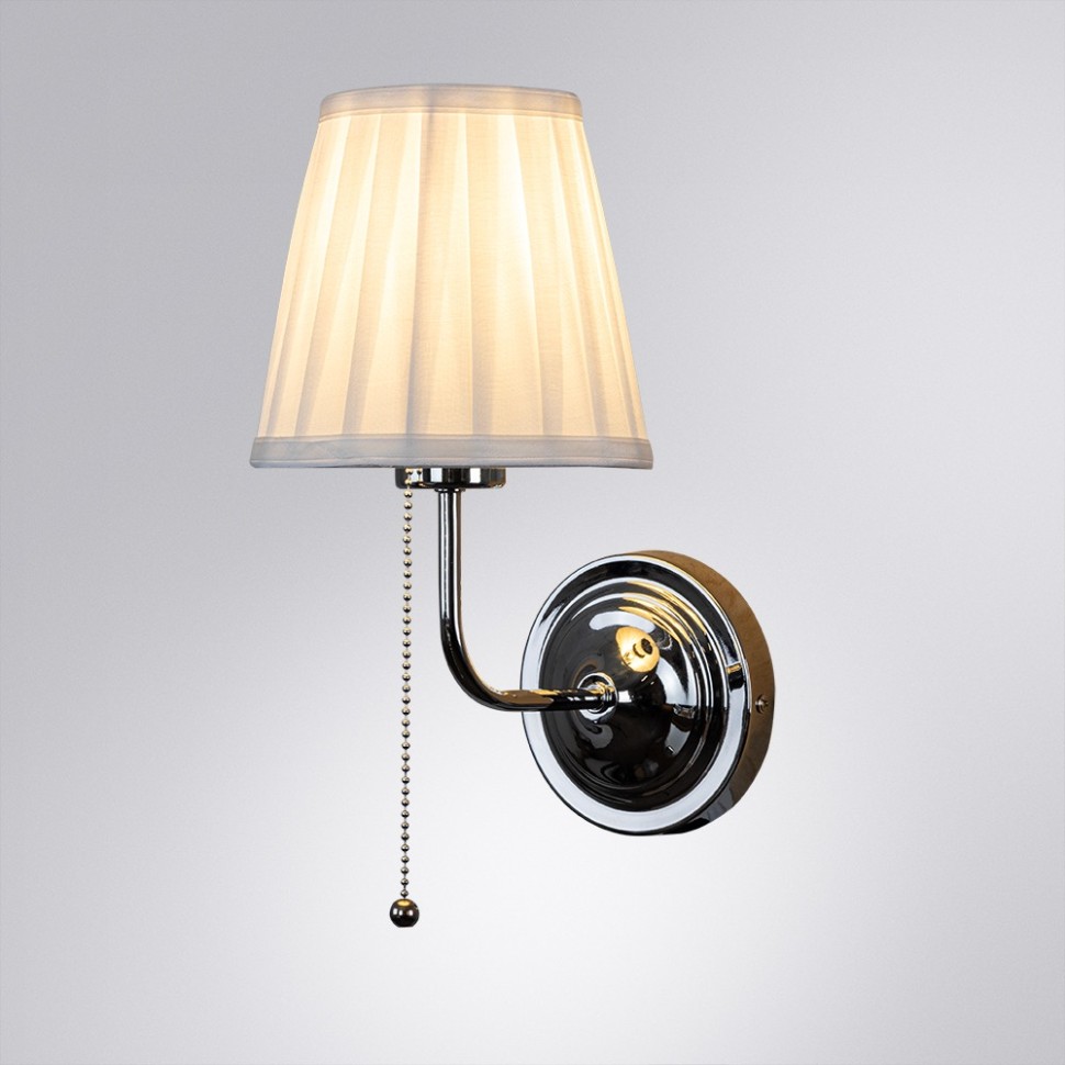 A5039AP-1CC Arte Lamp Бра с выключателем Marriot, хром/белый