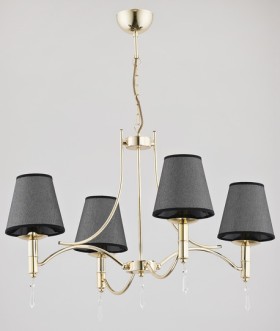 23024 Alfa Люстра подвесная ABIL BLACK GOLD