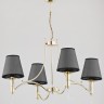 23024 Alfa Люстра подвесная ABIL BLACK GOLD