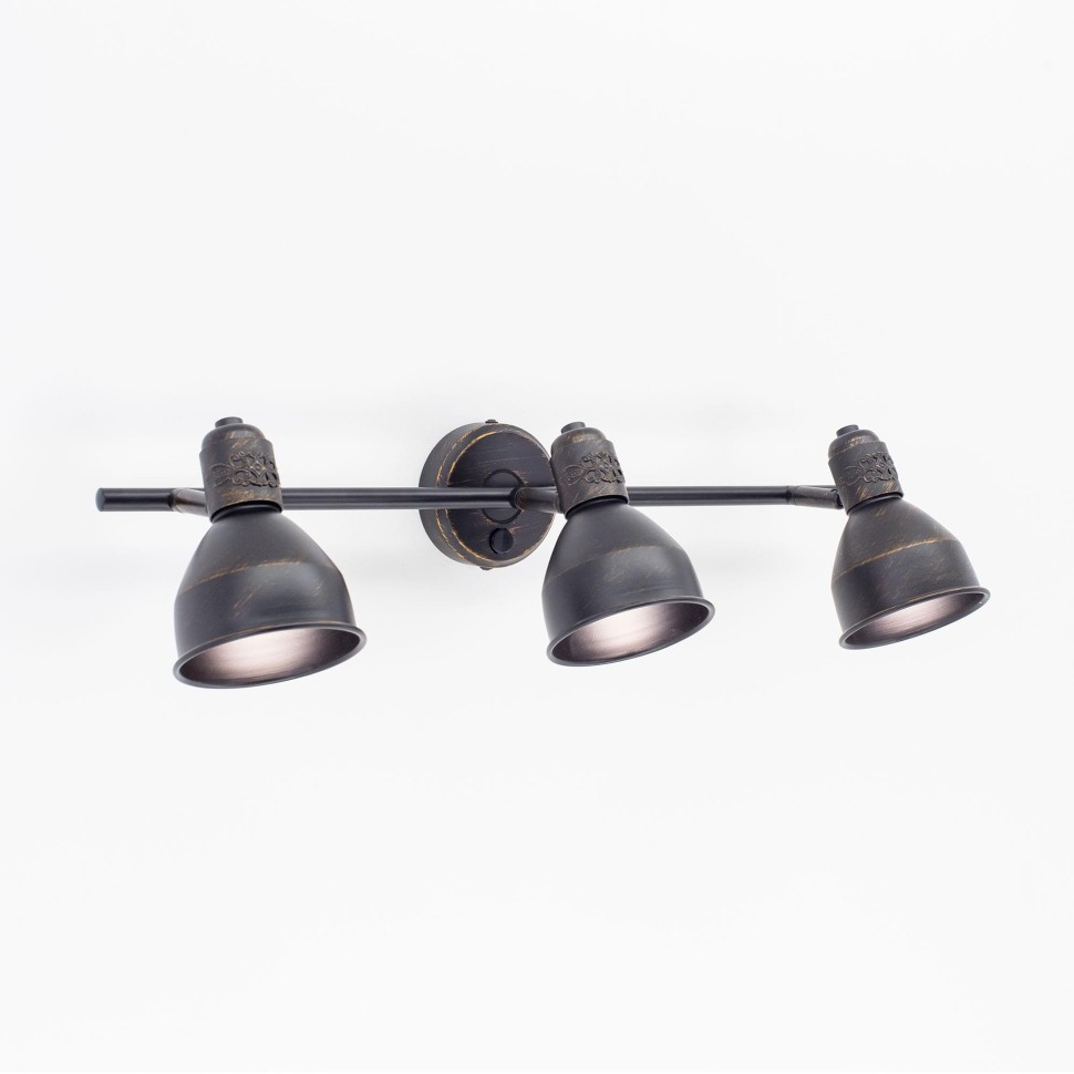 CL502532 Citilux Опус спот с выключателем, коричневый с патиной, E14*3*60W