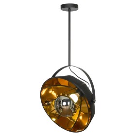 LSP-0556-C80 LUSSOLE LGO Klamath потолочный светильник на штанге, черный, золото