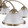 CL422153 CITILUX потолочная люстра Alonso, классика, E27*5*60W, бронза, 66см диаметр