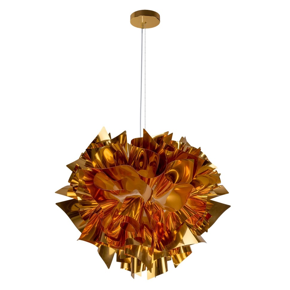 10593/600 Gold LOFT IT Подвесной светильник Clizia, золото, 60см диаметр, E27*4*12W