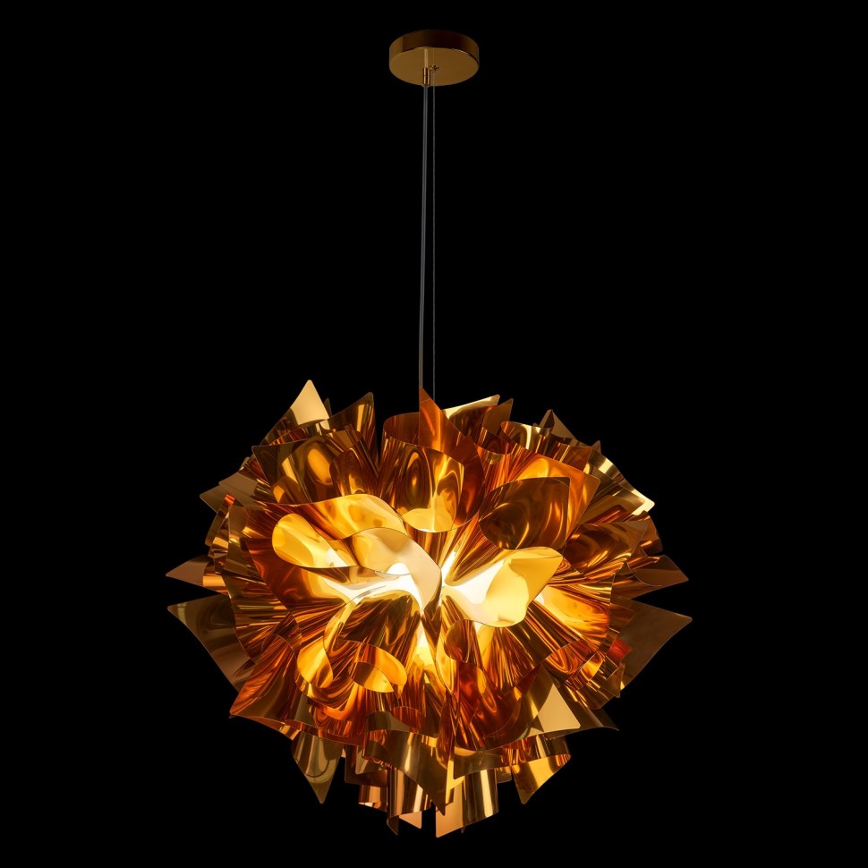 10593/600 Gold LOFT IT Подвесной светильник Clizia, золото, 60см диаметр, E27*4*12W