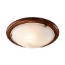 136/K SONEX Настенно-потолочный светильник LUFE WOOD, диаметр 36см, E27*2*60W