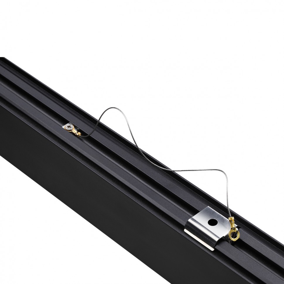 358866 NOVOTECH OVER Светильник накладной/подвесной светодиодный ITER черный 40W, 4000K, 3400Lm, длина 1196мм