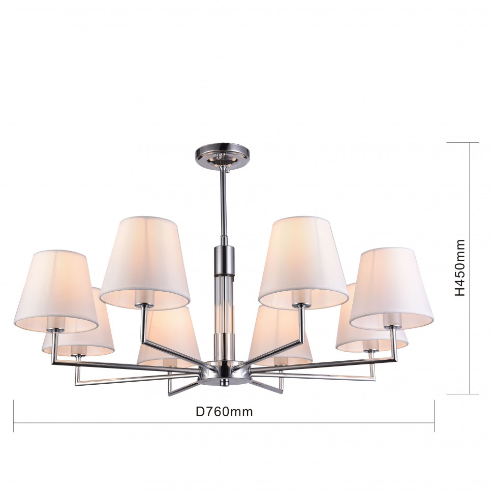 2616-8P F-Promo потолочная люстра Milo, Е14*8*40W, 76см диаметр