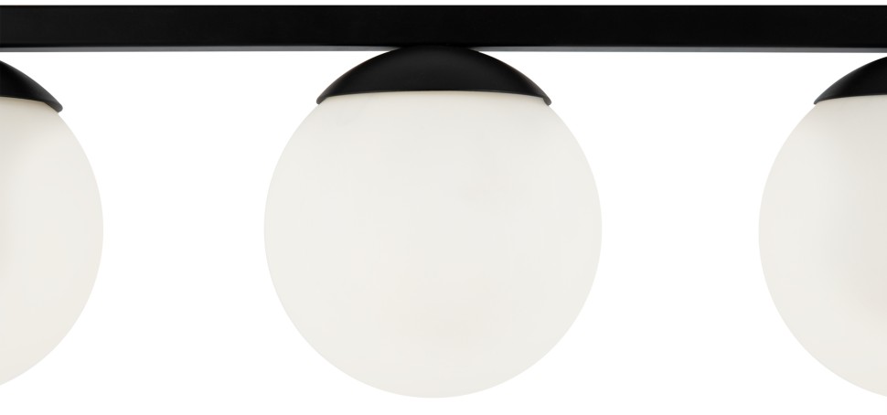 FR5199PL-05B FREYA потолочный светильник на штанге Zing, черная, E27*5*60W