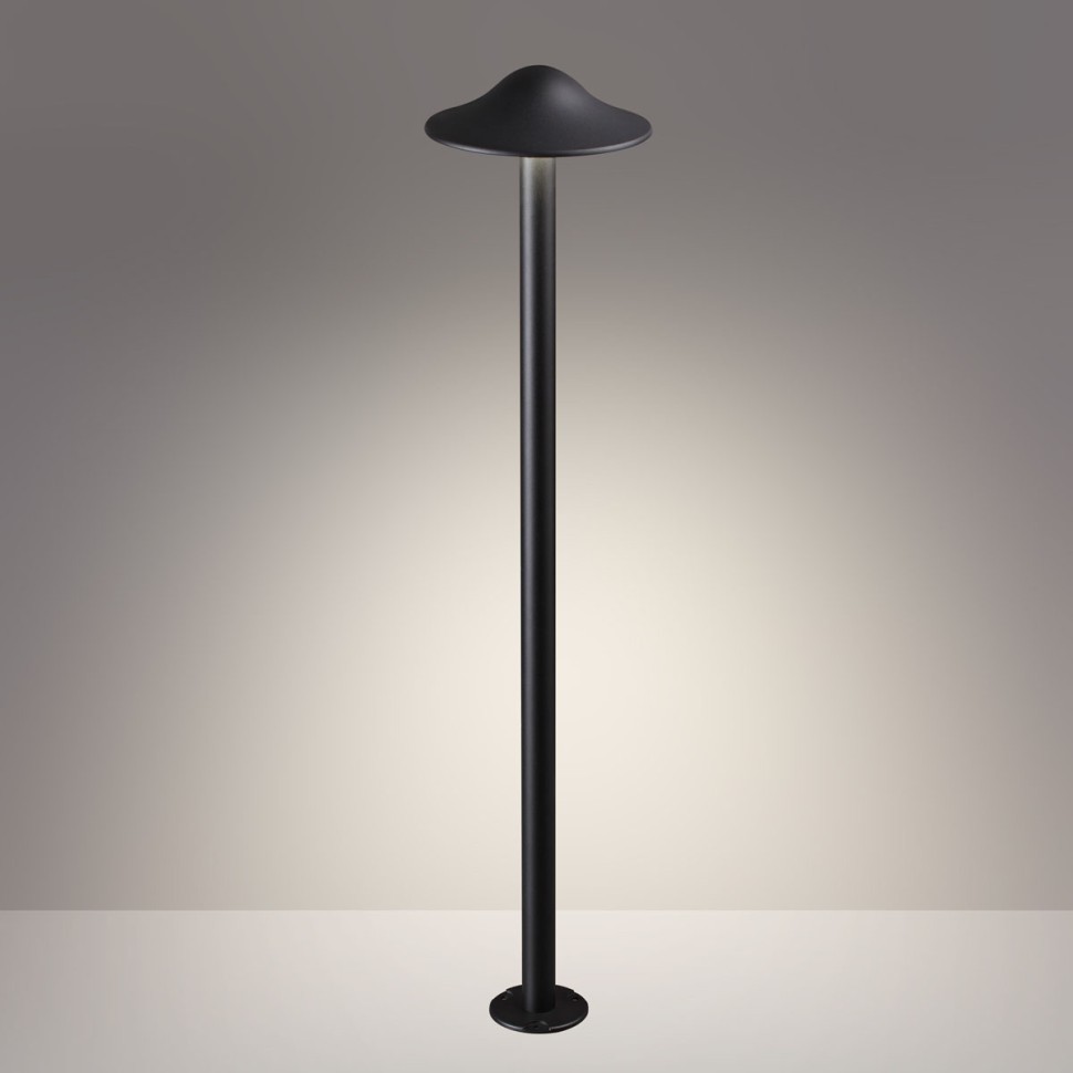 359302 NOVOTECH STREET Светильник ландшафтный светодиодный столб FUNG, 7W, черный, 853мм