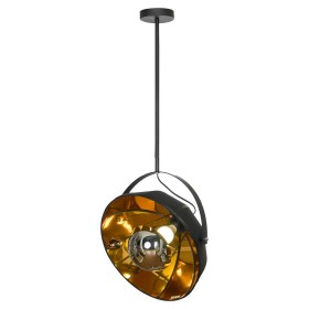 LSP-0556-C120 LUSSOLE LGO Klamath потолочный светильник на штанге, черный, золото