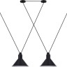 DL20653S2Black Donolux Mary Jane черный подвесной светильник Лофт