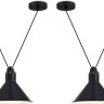 DL20653S2Black Donolux Mary Jane черный подвесной светильник Лофт
