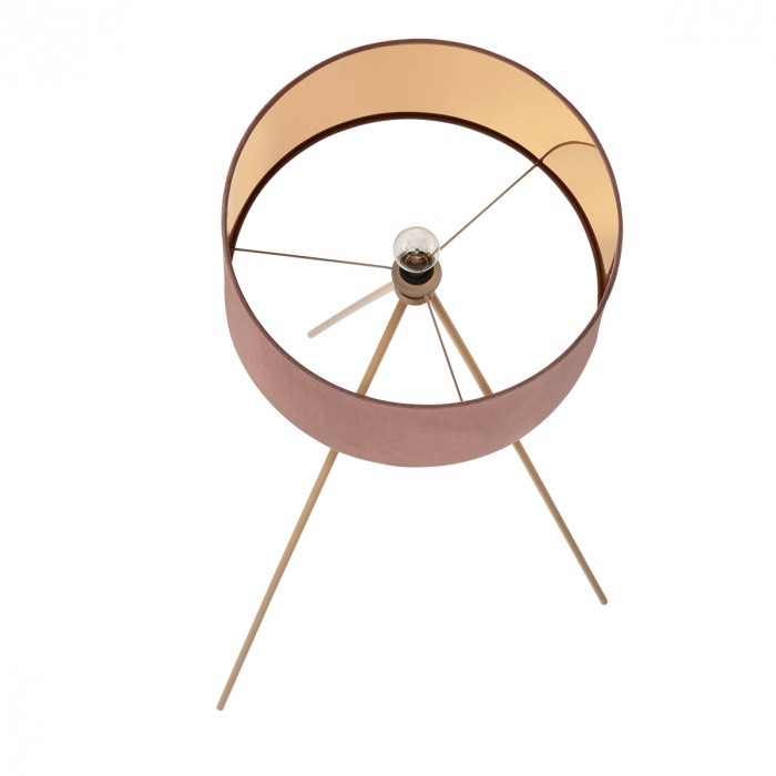 8076/1F LUMION торшер на треноге Aviola, золото, коричневый