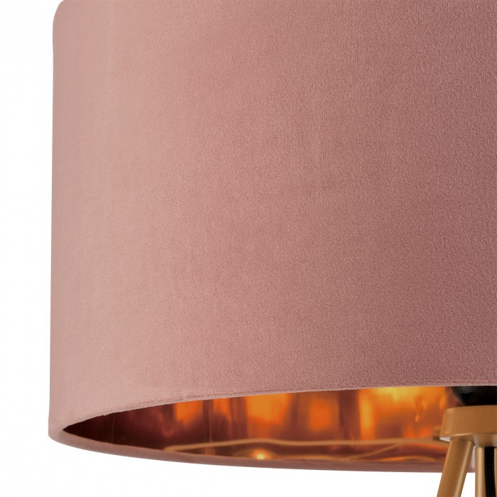 8076/1F LUMION торшер на треноге Aviola, золото, коричневый