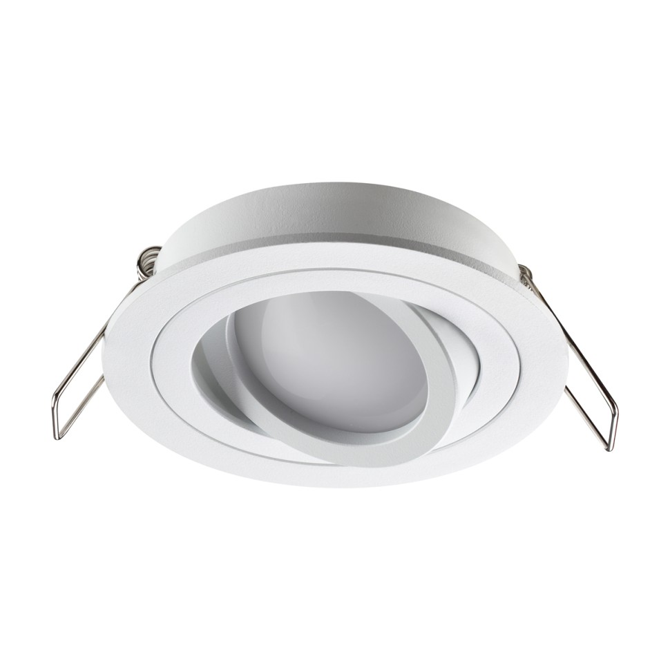 371017 NOVOTECH WIR Светильник встраиваемый поворотный MORUS белый IP20 GU10*1*50W