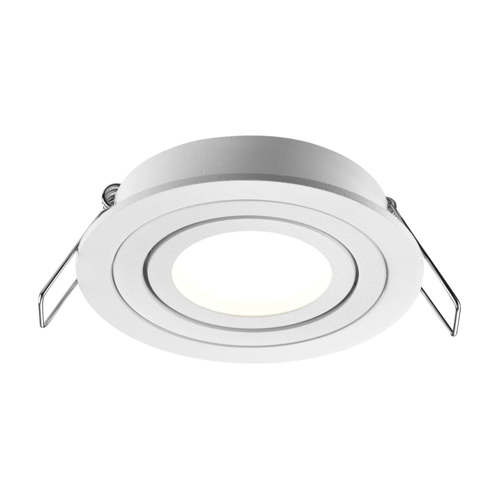 371017 NOVOTECH WIR Светильник встраиваемый поворотный MORUS белый IP20 GU10*1*50W