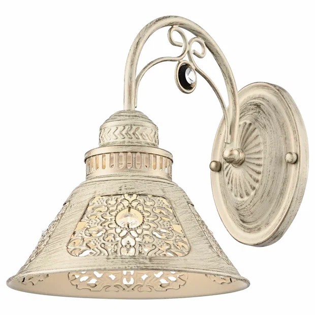 308-001-01 VELANTE настенный светильник бежевый с патиной