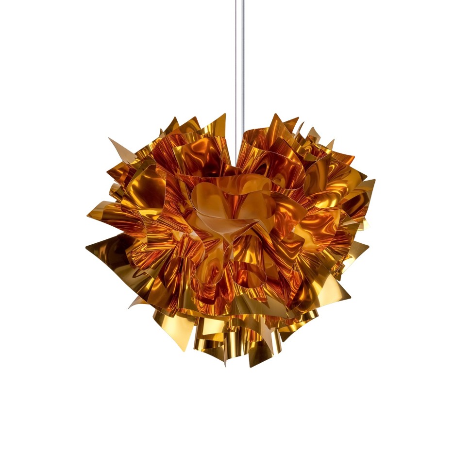 10593/420 Gold LOFT IT Подвесной светильник Clizia, золото, 42см диаметр, E27*2*12W