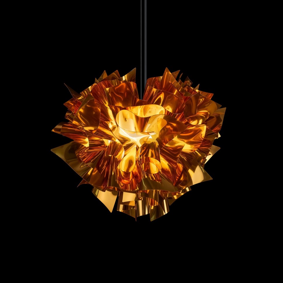 10593/420 Gold LOFT IT Подвесной светильник Clizia, золото, 42см диаметр, E27*2*12W