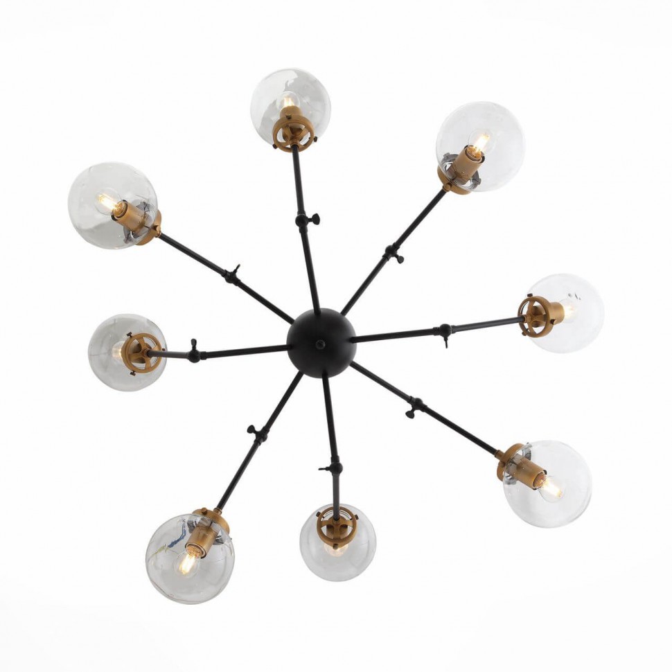 SL234.402.08 ST-Luce люстра на штанге трансформер Varieta, E27*8*40W