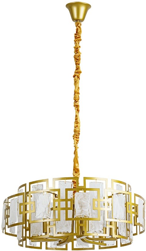 A4087SP-6SG ARTE LAMPE Blake подвесная люстра E14*6*40W, матовое золото, 60см диаметр