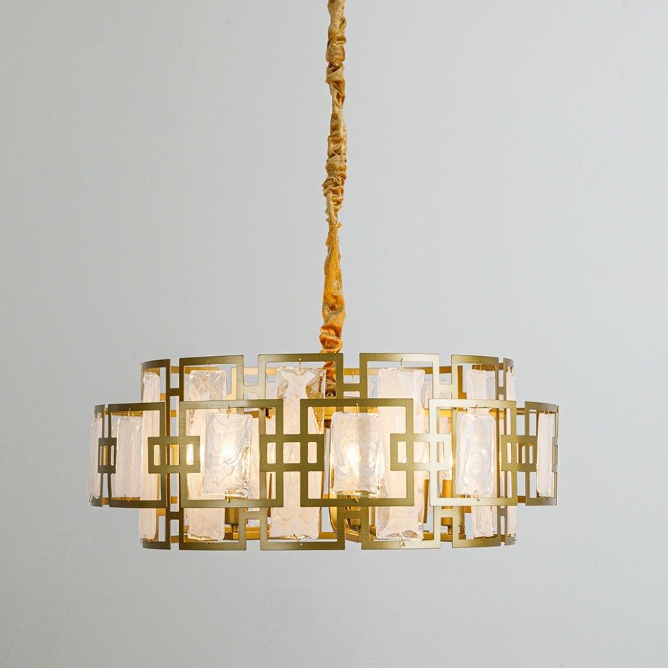 A4087SP-6SG ARTE LAMPE Blake подвесная люстра E14*6*40W, матовое золото, 60см диаметр