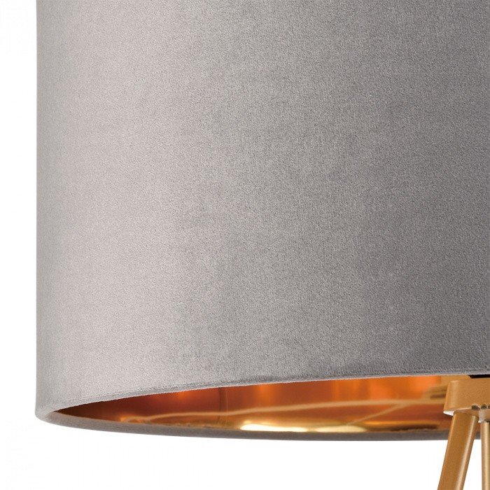 8075/1F LUMION торшер на треноге Aviola, золото, серый