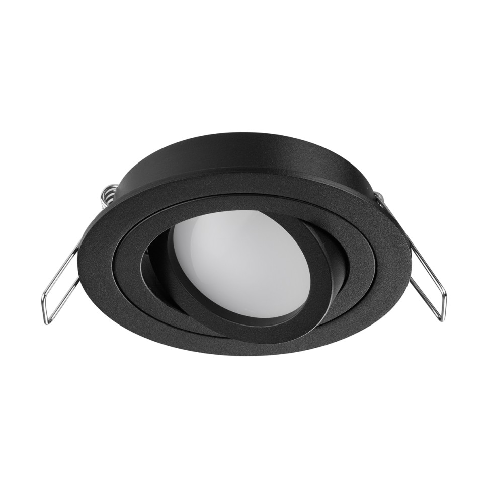 371018 NOVOTECH WIR Светильник встраиваемый поворотный MORUS черный IP20 GU10*1*50W