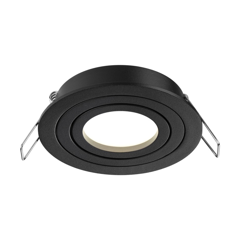 371018 NOVOTECH WIR Светильник встраиваемый поворотный MORUS черный IP20 GU10*1*50W