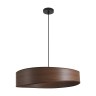 8420/6A LUMION Подвесной светильник LAGOMA, 60см диаметр, E14*6*40W, черный/коричневый, металл/ПВХ