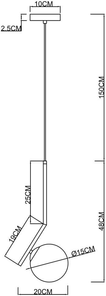 A1924SP-1CC ARTE LAMP Подвесной светильник  Bolla-Unica, хром, 15см диаметр