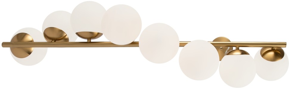 FR5199PL-08BS1 FREYA подвесной светильник Zing, латунь, E27*8*60W