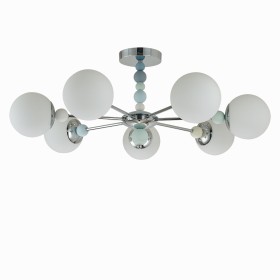 6525/7C LUMION MODERNI Потолочная люстра SUNDAY, E14*7*40W, хром, 79см диаметр