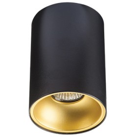 3160 BLACK/GOLD MEGALIGHT Накладной светильник GU10 черный с золотом