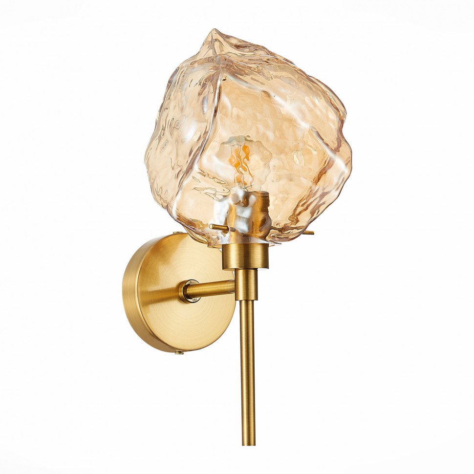 SL1175.301.01 ST-Luce бра Portici, латунь и янтарный