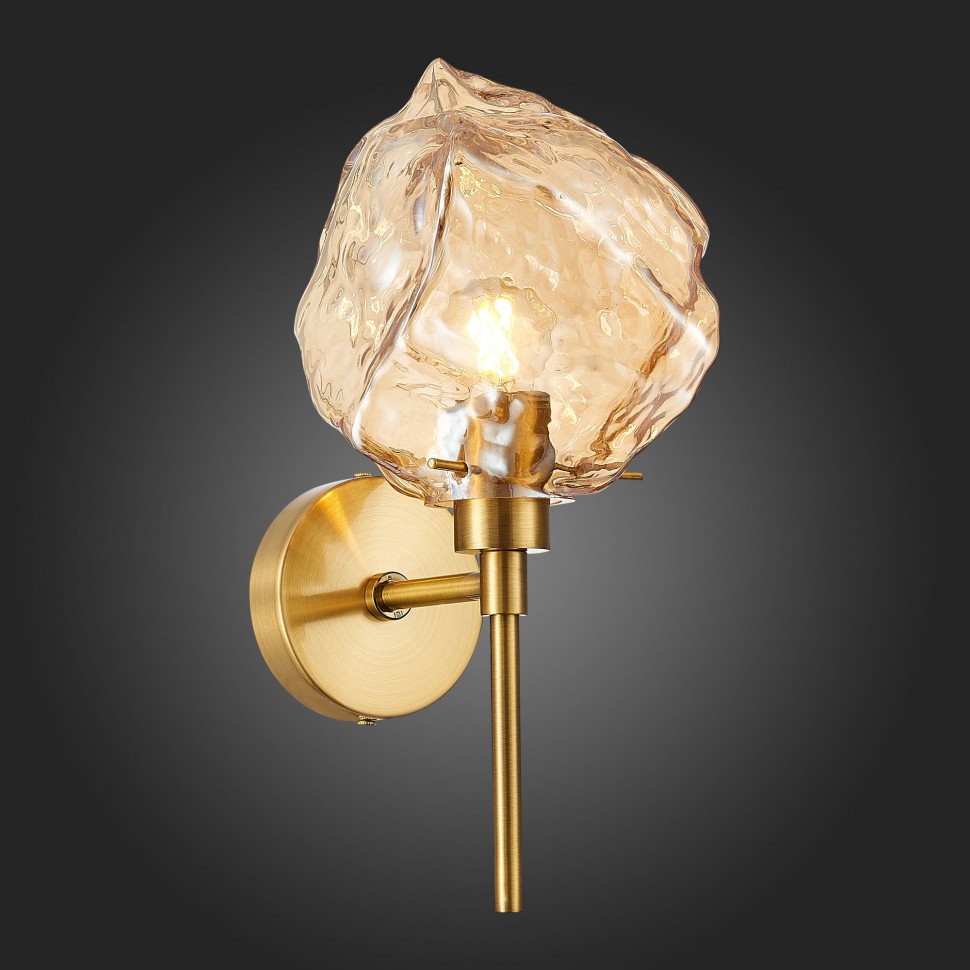 SL1175.301.01 ST-Luce бра Portici, латунь и янтарный