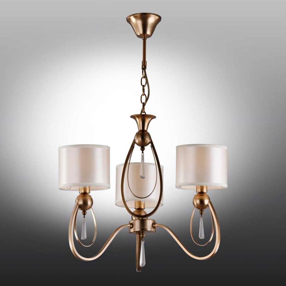 OML-63813-03 OMNILUX подвесная люстра Mellitto, бронза, белый, E14*3*40W