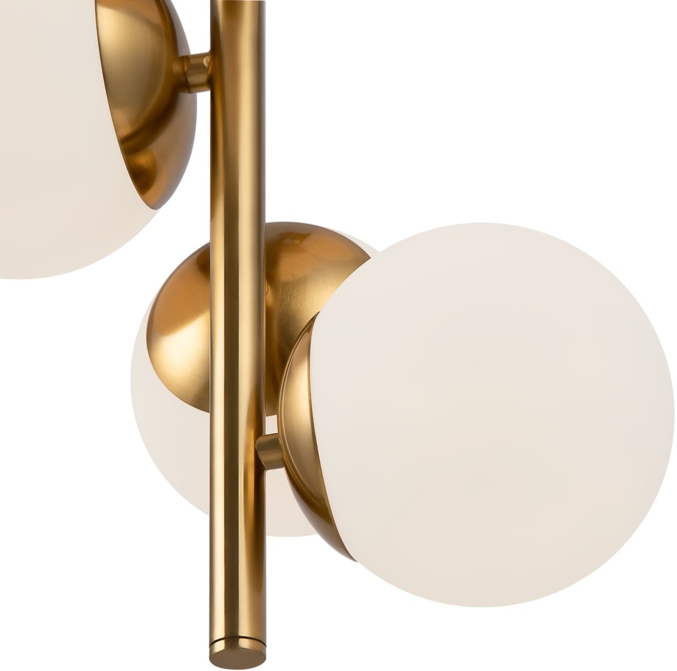 FR5199PL-05BS1 FREYA подвесной светильник Zing, латунь, E27*5*60W