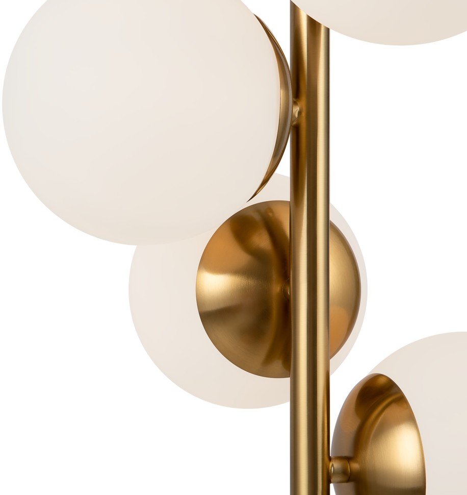 FR5199PL-05BS1 FREYA подвесной светильник Zing, латунь, E27*5*60W