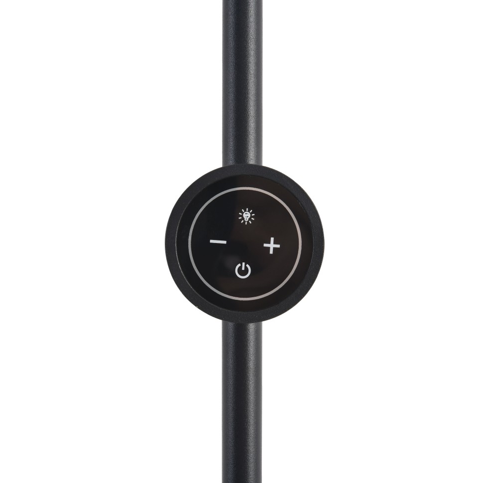 8308/12WL LUMION LEDIO черный настенный светодиодный светильник BRAM с диммером и выключателем, 12W, 3000K/4000/7000K, 220V