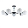 6526/7C LUMION MODERNI Потолочная люстра SUNDAY, E14*7*40W, черный, 79см диаметр