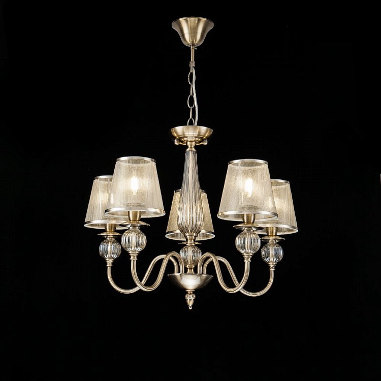 FR2685PL-05BZ Freya Подвесная люстра Inessa