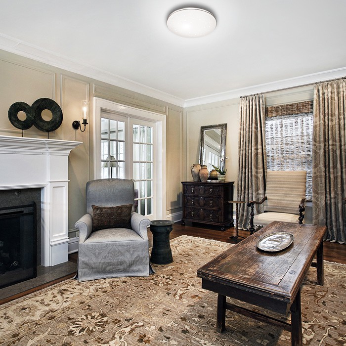 2051/DLN SONEX Настенно-потолочный влагозащищенный LED светильник LEKA, IP43, 48W, 3000/4000/6000K, 41см диаметр