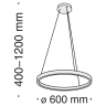MOD058PL-L32W4K MAYTONI белая светодиодная люстра кольцо RIM, 37W, 4000K, 2200Lm, диаметр 60см