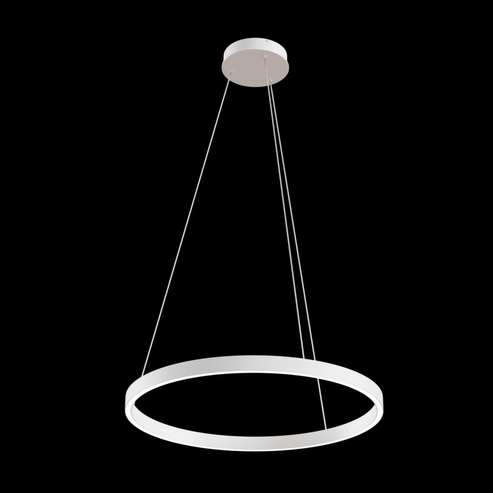 MOD058PL-L32W4K MAYTONI белая светодиодная люстра кольцо RIM, 37W, 4000K, 2200Lm, диаметр 60см