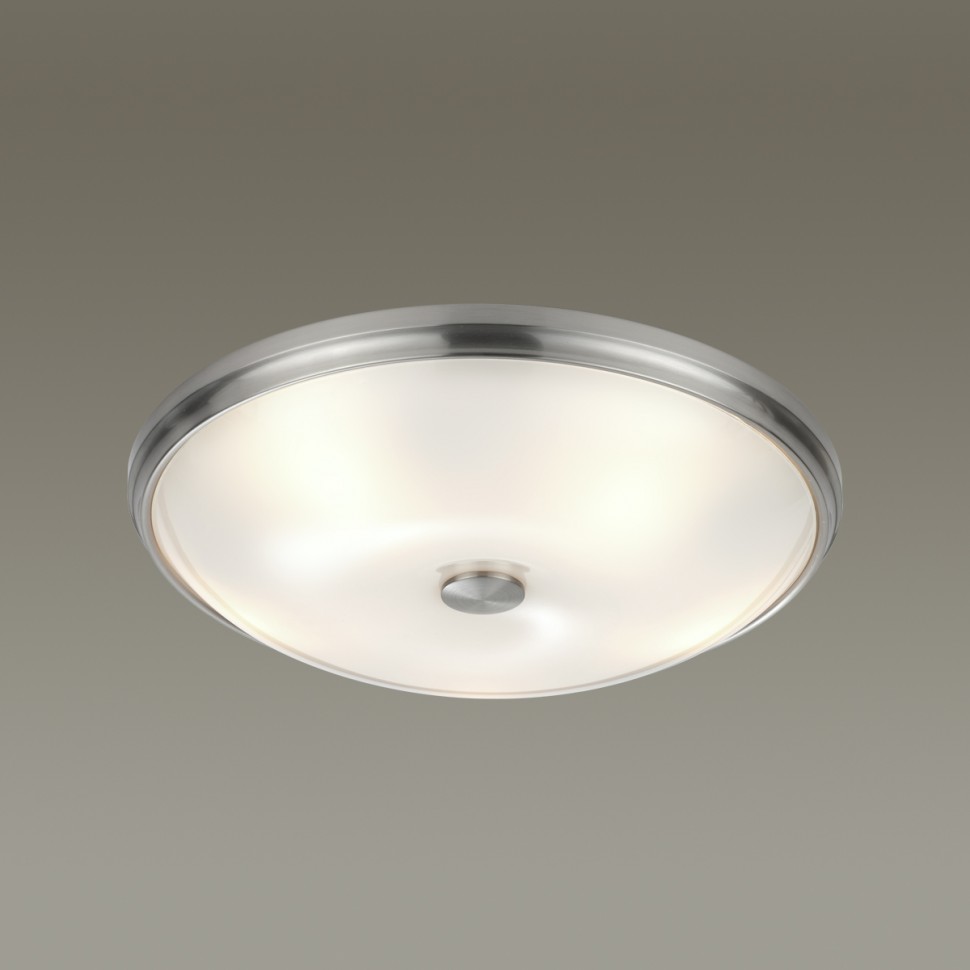 4957/5 Odeon Light Настенно-потолочный светильник PELOW, 42см, матовый никель, Е14*5*40W